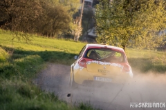 Martina Daňhelová a Karolína Jugasová při 50. Rallye Šumava Klatovy 2015