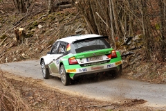 Testování Škody Fabia R5 německého mladíka Fabiana Kreima