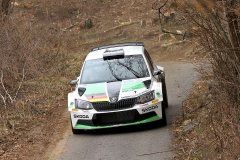 Testování Škody Fabia R5 německého mladíka Fabiana Kreima