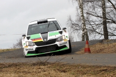 Testování Škody Fabia R5 německého mladíka Fabiana Kreima