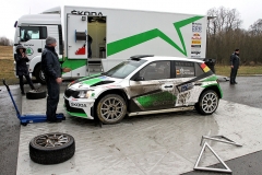 Testování Škody Fabia R5 německého mladíka Fabiana Kreima