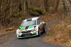 Testování Škody Fabia R5 německého mladíka Fabiana Kreima